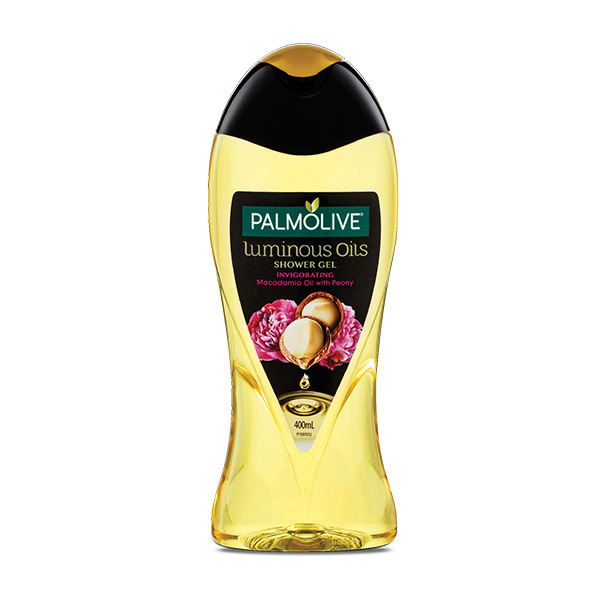 sữa tắm palmolive naturals dầu macca hoa mẫu đơn