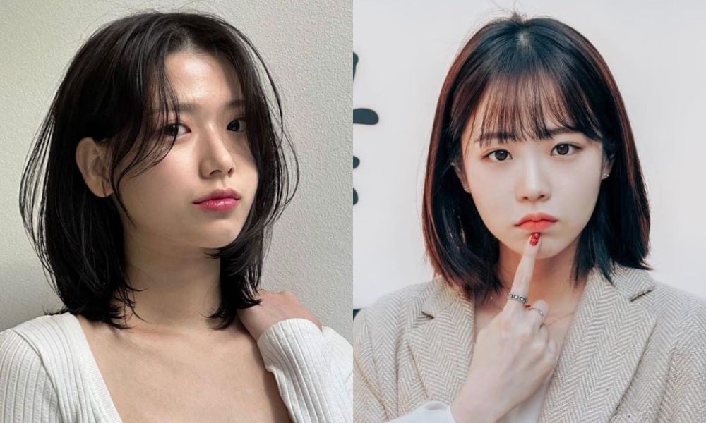 Tóc Lob có phần đuôi uốn cụp giúp định hình phần tóc mọc ngược 