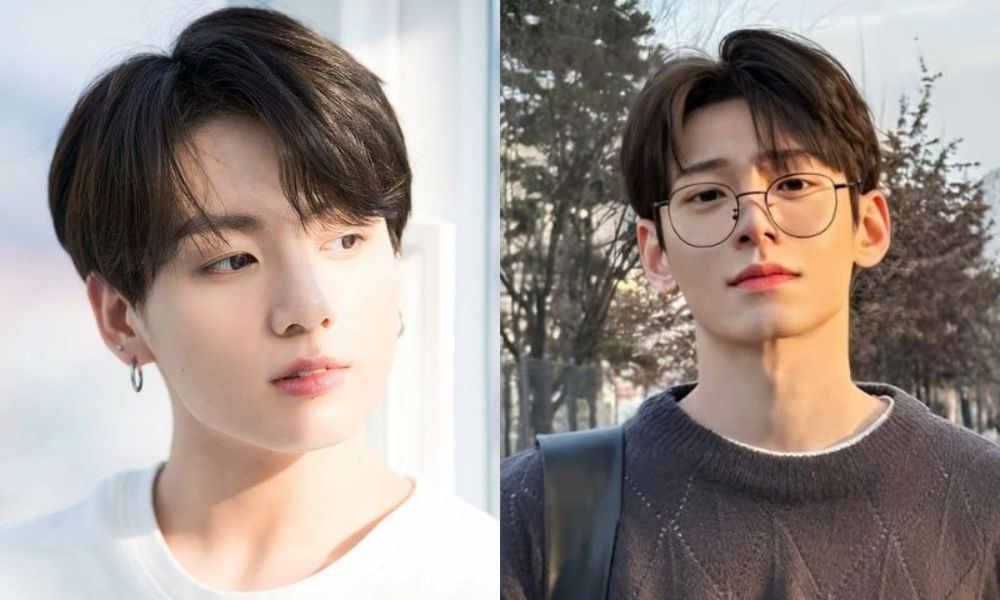 Phần mái rủ của tóc bổ luống giúp phủ lên phần tóc bò liếm 