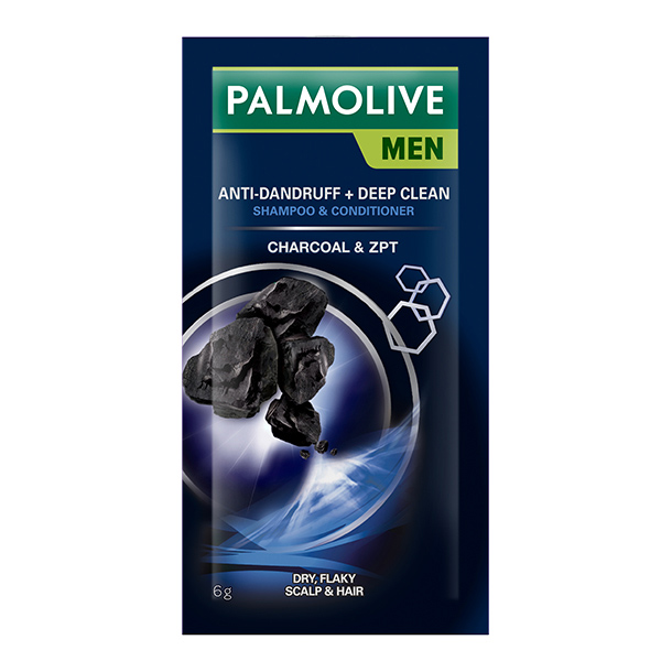 dầu gội Palmolive bột than tre dạng gói