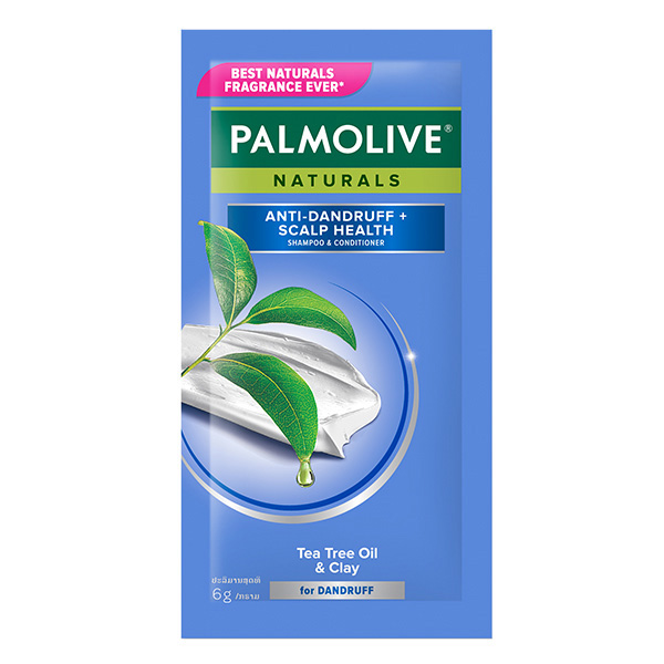 dầu gội trị gàu palmolive tràm trà và đất sét