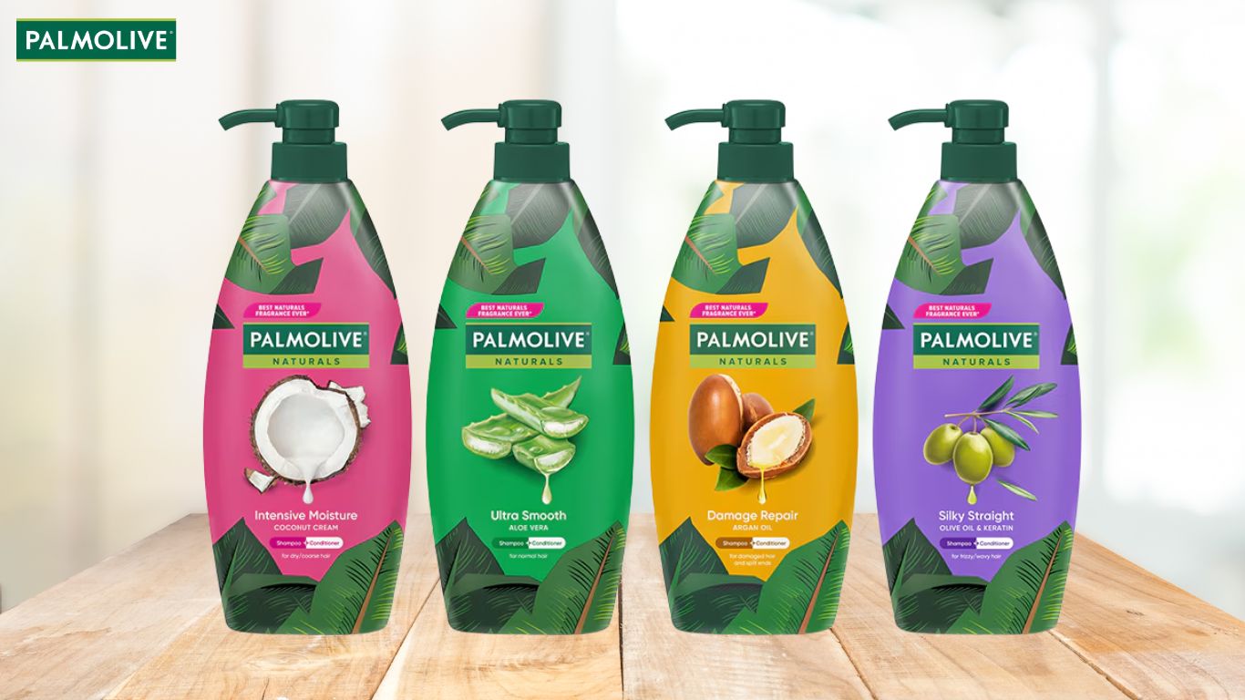 Dầu gội thiên nhiên Palmolive giúp tóc mềm mượt, bồng bềnh