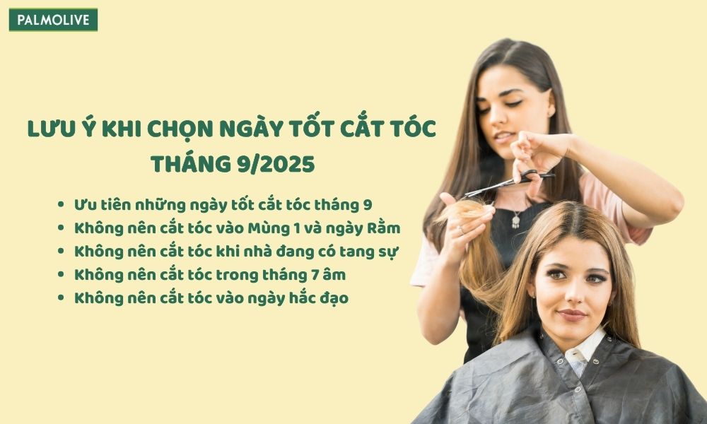 Cần lưu ý gì khi chọn ngày tốt cắt tóc