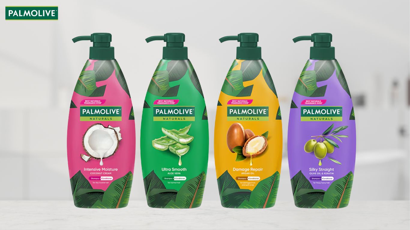 Cách chăm sóc tóc rụng bằng cách dùng dầu gội Palmolive dịu nhẹ
