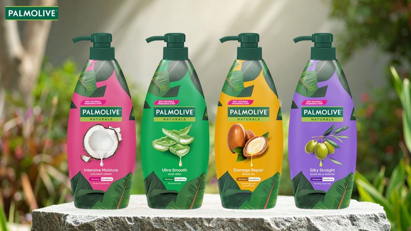 Bộ dầu gội xả Palmolive tạo nếp tóc bồng bềnh, suôn mượt 