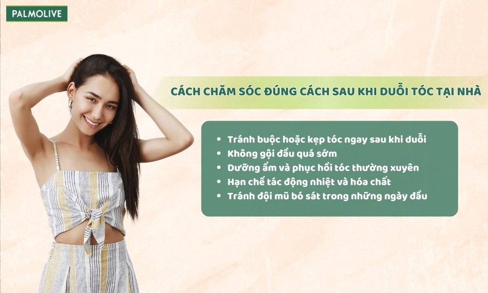 Bí quyết chăm sóc tóc sau khi duỗi tại nhà mà bạn nên biết