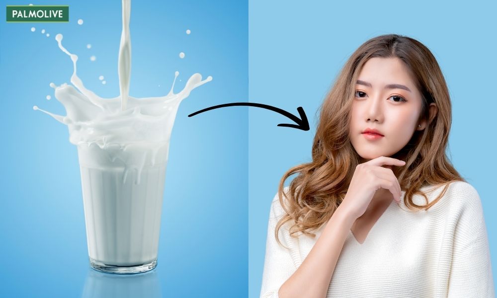 Sữa tươi chứa nhiều protein giúp cải thiện độ mềm mượt của tóc hiệu quả