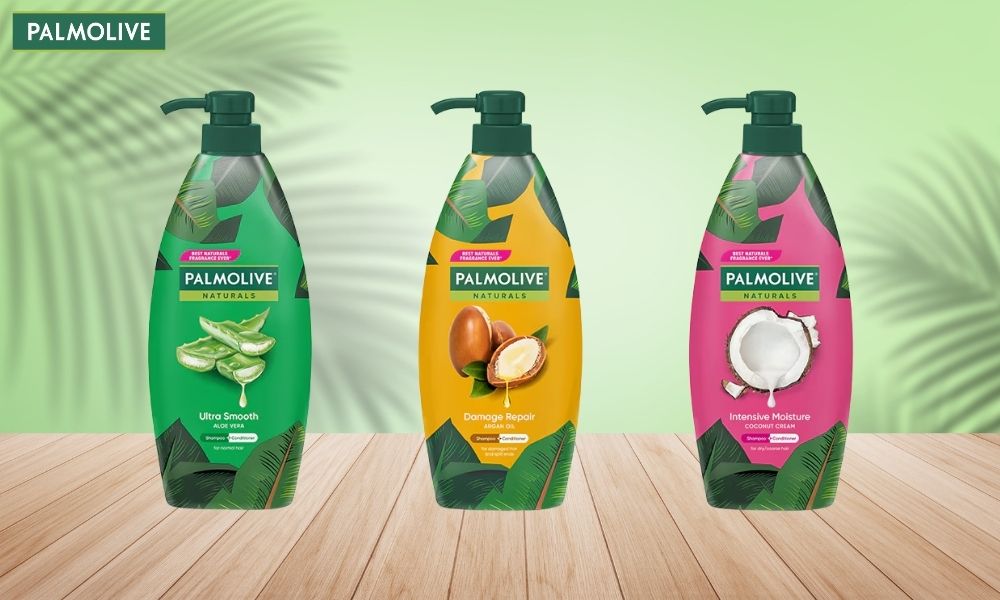 Dòng sản phẩm dầu gội và xả Palmolive với thành phần chiết xuất thiên nhiên 