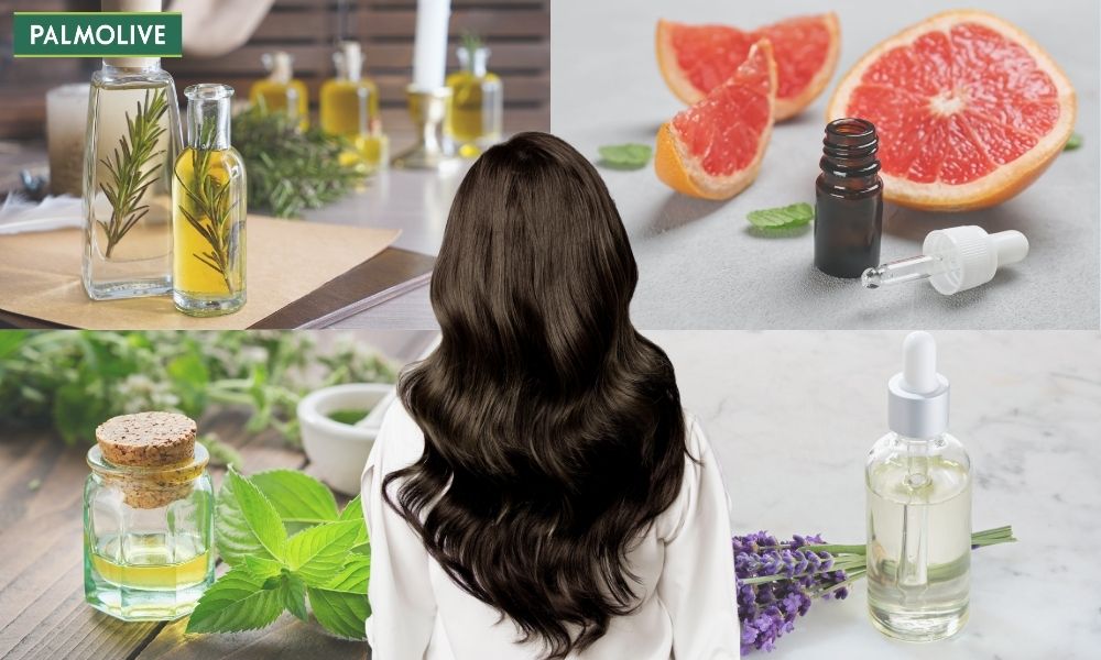 Dùng tinh dầu dưỡng tóc vừa giúp thư giãn tinh thần vừa giúp giảm gãy rụng và ngứa da đầu